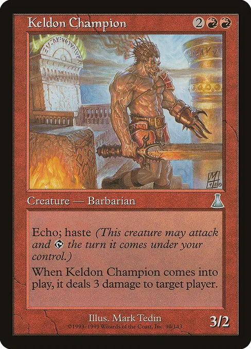 Keldon Champion · Urza's Destiny 90/143