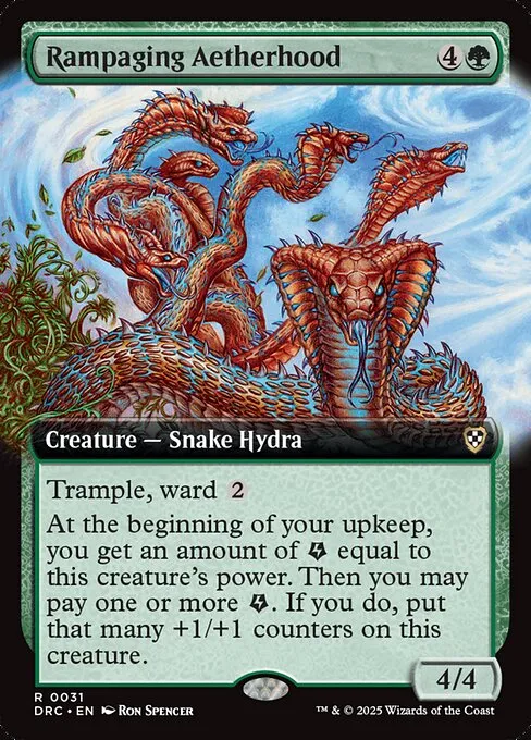 Rampaging Aetherhood · Aetherdrift Commander 31/184