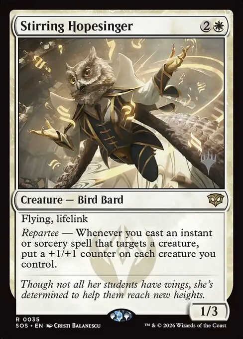 Stirring Hopesinger · Secrets of Strixhaven Promos 35p/80