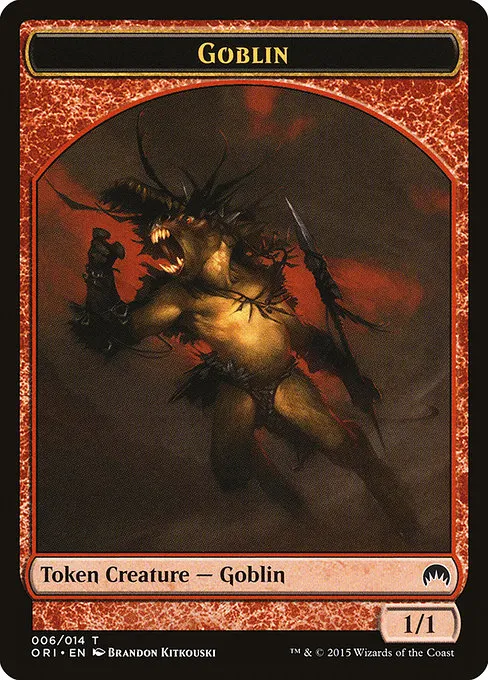 Goblin · Magic Origins Tokens 6/15