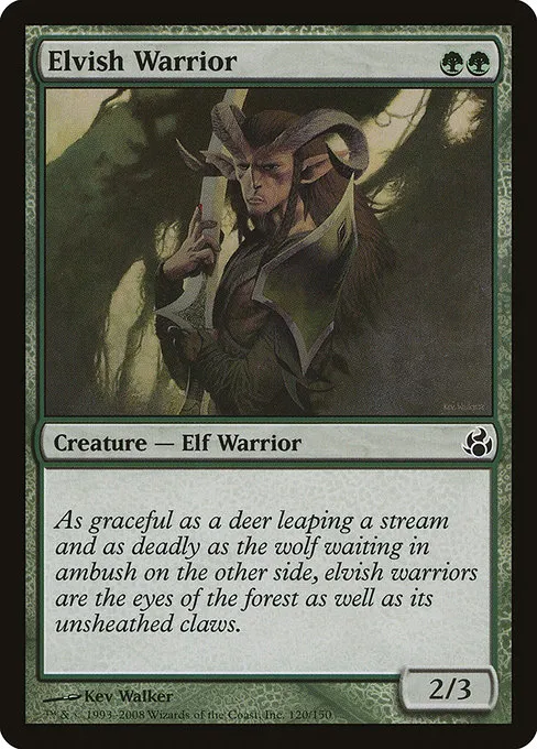 Elvish Warrior · Morningtide 120/150