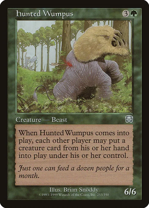 Hunted Wumpus · Mercadian Masques 253/350
