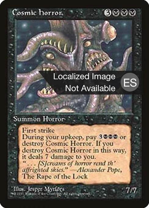 Cosmic Horror · Fourth Edition Foreign Black Border 126/378