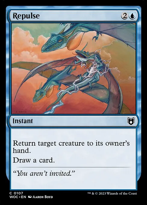 Repulse · Wilds of Eldraine Commander 107/173
