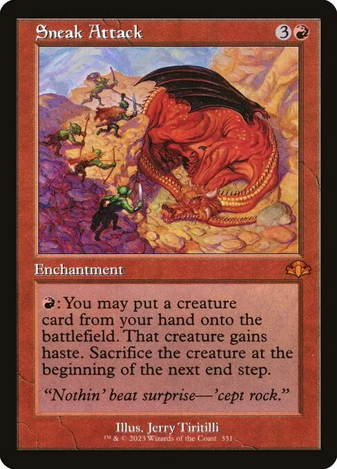 Sneak Attack · Dominaria Remastered 331/457