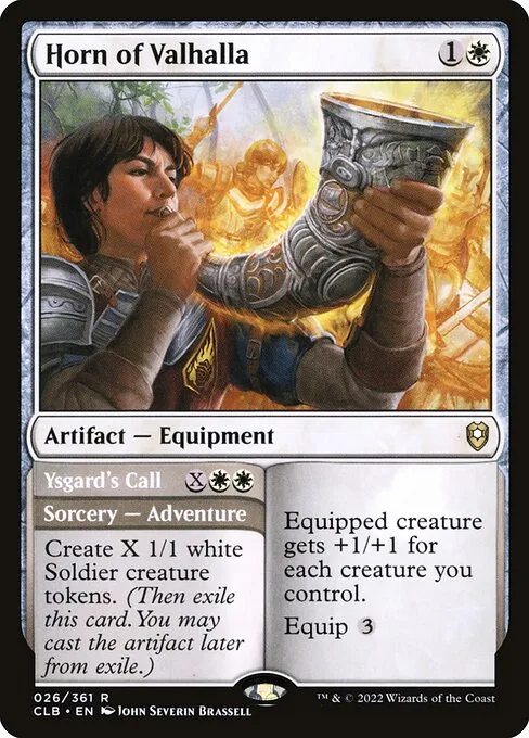 Horn of Valhalla // Ysgard's Call · Commander Legends: Battle for Baldur's Gate 26/936