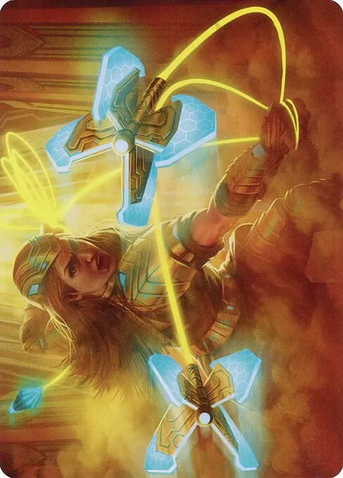 Bladehold War-Whip // Bladehold War-Whip · Phyrexia: All Will Be One Art Series 46/81