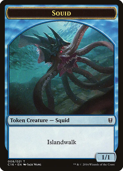 Squid · Commander 2016 Tokens 8/21