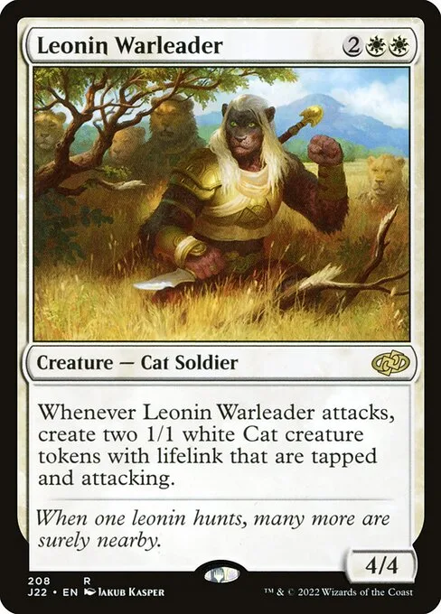 Leonin Warleader · Jumpstart 2022 208/835