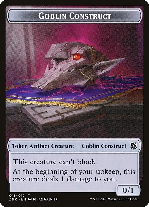 Goblin Construct · Zendikar Rising Tokens 11/12