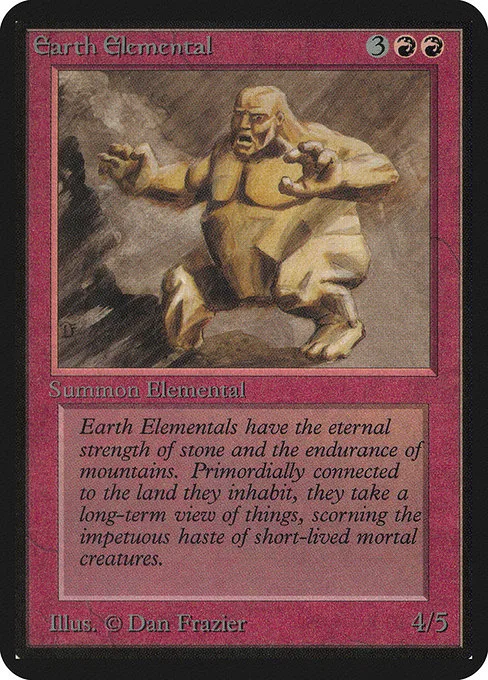 Earth Elemental · Limited Edition Alpha 144/295