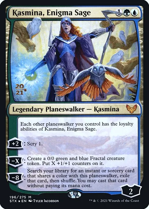 Kasmina, Enigma Sage · Strixhaven: School of Mages Promos 196s/164