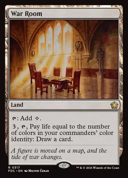 War Room · Foundations Commander 317/3