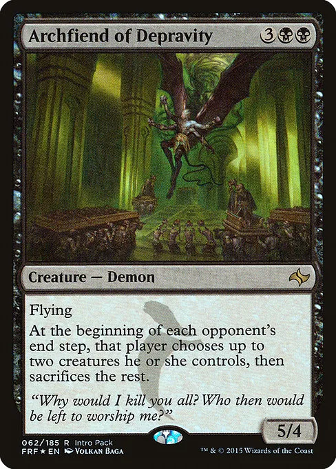 Archfiend of Depravity · Fate Reforged Promos 62/43