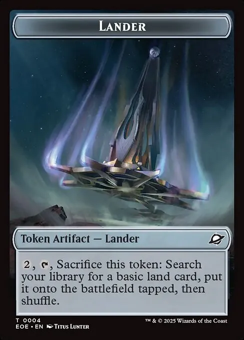 Lander · Edge of Eternities Tokens 4/12