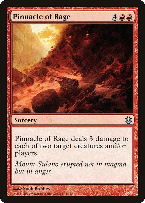 Pinnacle of Rage · Born of the Gods 105/165