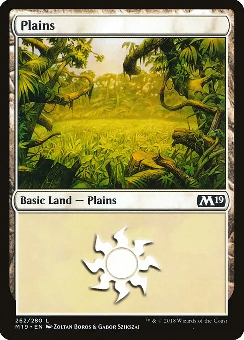Plains · Core Set 2019 262/314