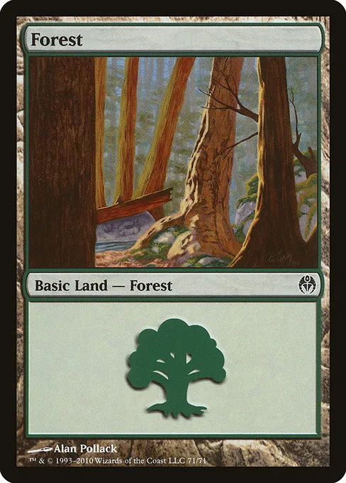Forest · Duel Decks: Phyrexia vs. the Coalition 71/71