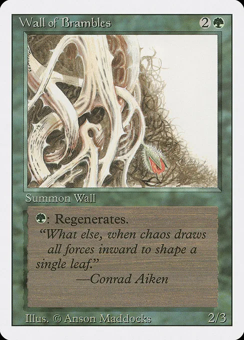 Wall of Brambles · Revised Edition 224/306