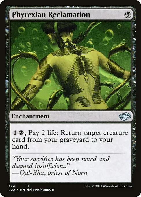 Phyrexian Reclamation · Jumpstart 2022 124/835