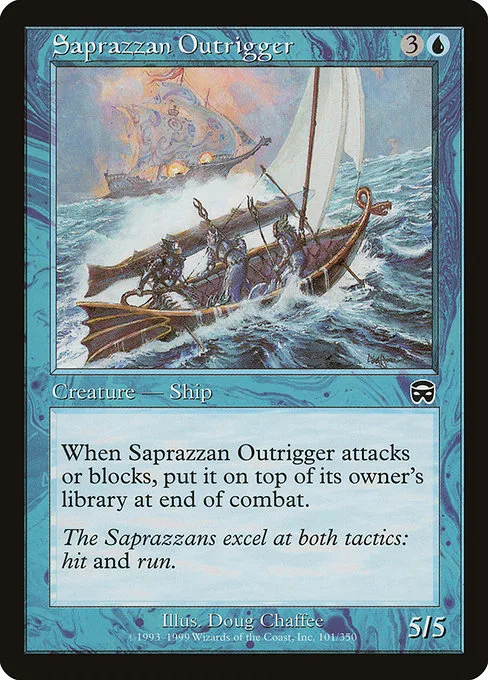Saprazzan Outrigger · Mercadian Masques 101/350