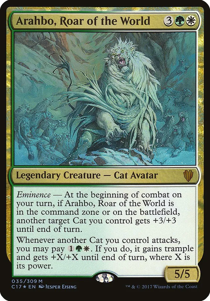 Arahbo, Roar of the World · Commander 2017 Oversized 35/4