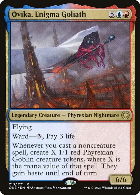 Ovika, Enigma Goliath · Phyrexia: All Will Be One 213/479
