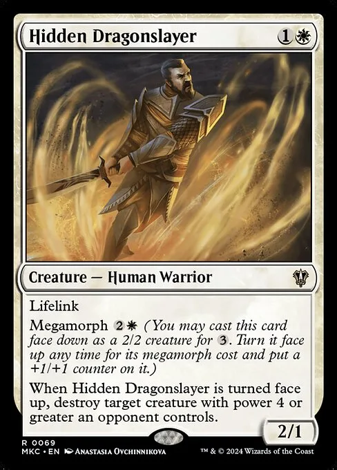 Hidden Dragonslayer · Murders at Karlov Manor Commander 69/358