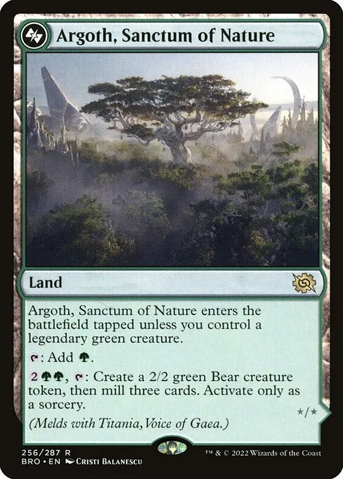 Argoth, Sanctum of Nature · The Brothers' War 256/399