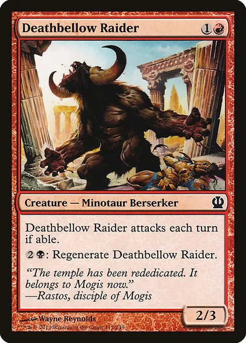 Deathbellow Raider · Theros 117/249