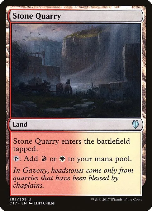 Stone Quarry · Commander 2017 282/309