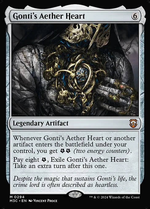 Gonti's Aether Heart · Modern Horizons 3 Commander 294/398