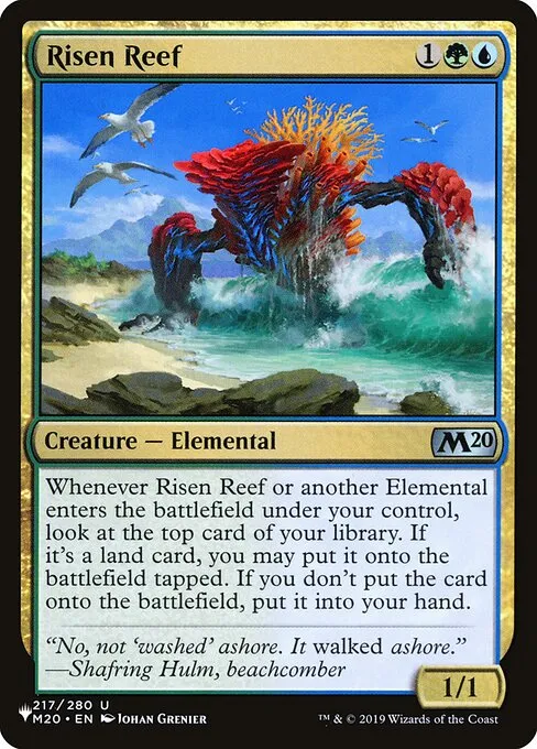 Risen Reef · The List M20-217/5050