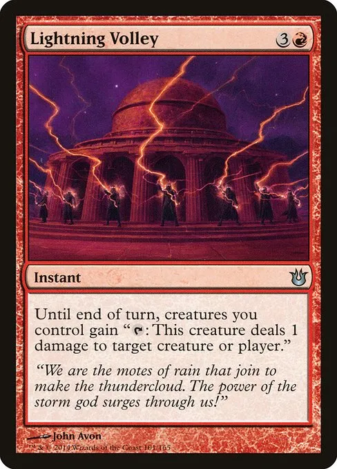 Lightning Volley · Born of the Gods 101/165