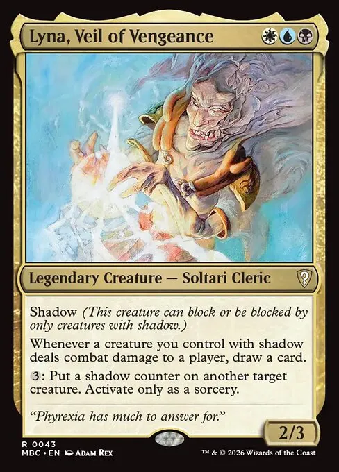 Lyna, Veil of Vengeance · Mystery Booster: Commander Edition 43/2