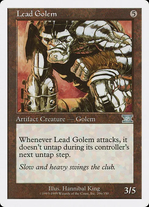 Lead Golem · Classic Sixth Edition 296/351