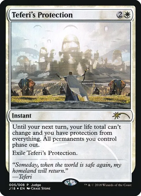 Teferi's Protection · Judge Gift Cards 2018 5/8