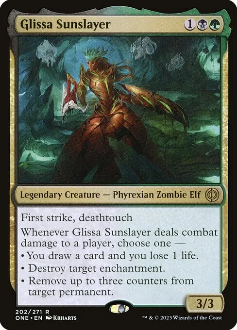 Glissa Sunslayer · Phyrexia: All Will Be One 202/479