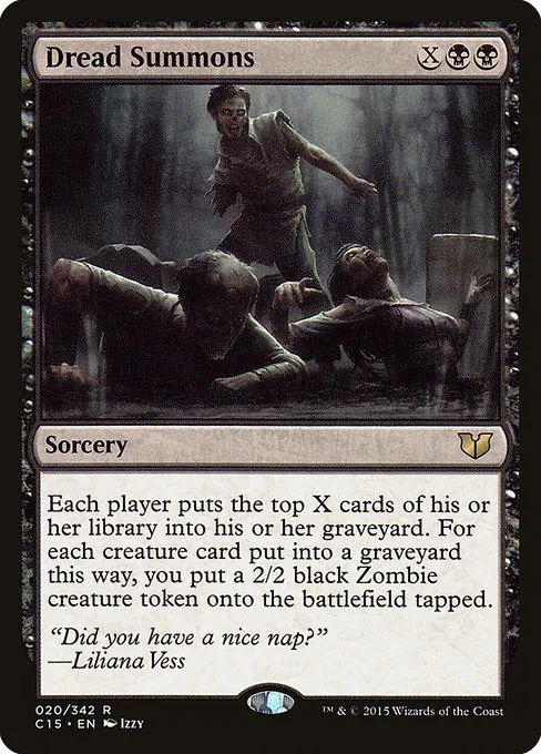Dread Summons · Commander 2015 20/342