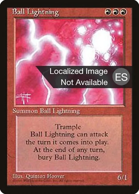 Ball Lightning · Fourth Edition Foreign Black Border 176/378