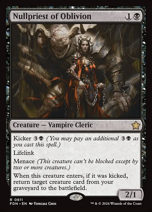 Nullpriest of Oblivion · Foundations 611/771