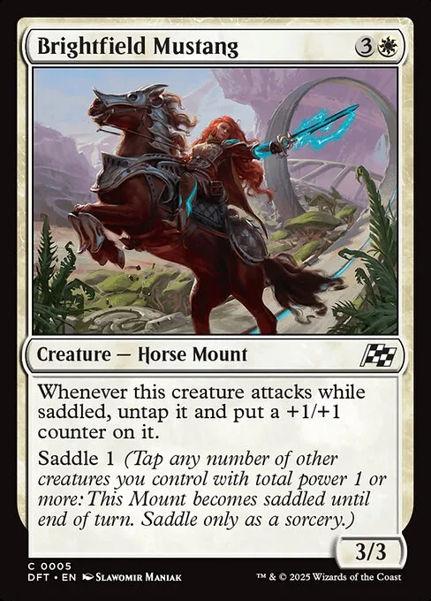Brightfield Mustang · Aetherdrift 5/553