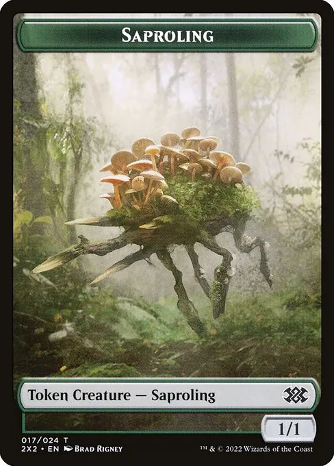 Saproling · Double Masters 2022 Tokens 17/24
