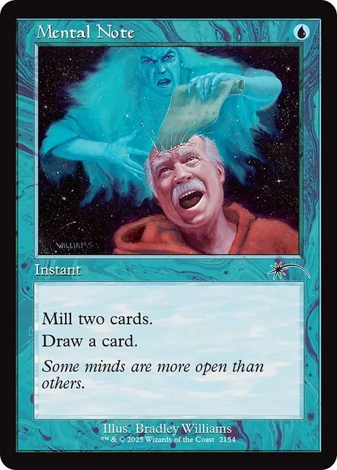 Mental Note · Secret Lair Drop 2154/2547