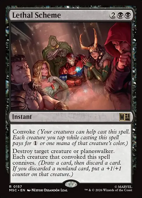 Lethal Scheme · Marvel Super Heroes Commander 157/9