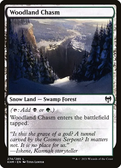 Woodland Chasm · Kaldheim 274/425