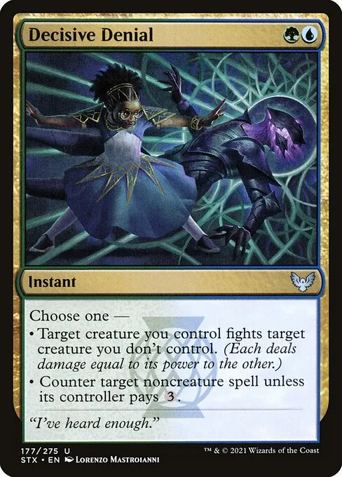 Decisive Denial · Strixhaven: School of Mages 177/393