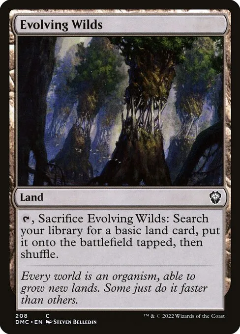 Evolving Wilds · Dominaria United Commander 208/240