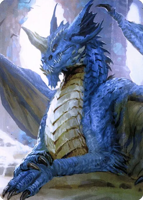 Young Blue Dragon // Young Blue Dragon · Battle for Baldur's Gate Art Series 27/81