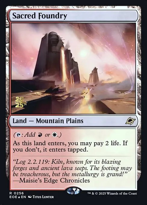 Sacred Foundry · Edge of Eternities Promos 256s/160
